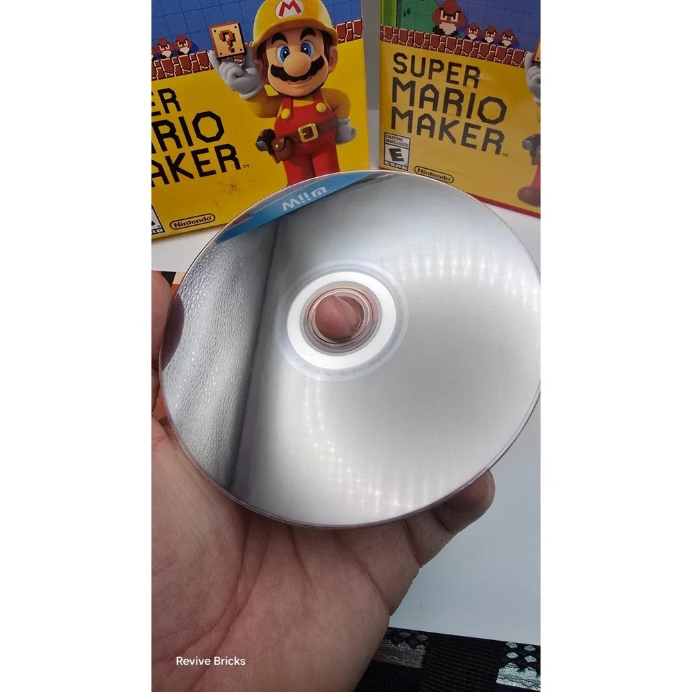 Super Mario Maker Wii U CIB Nintendo Wii U 2015 Complete with Slipcover & Manual